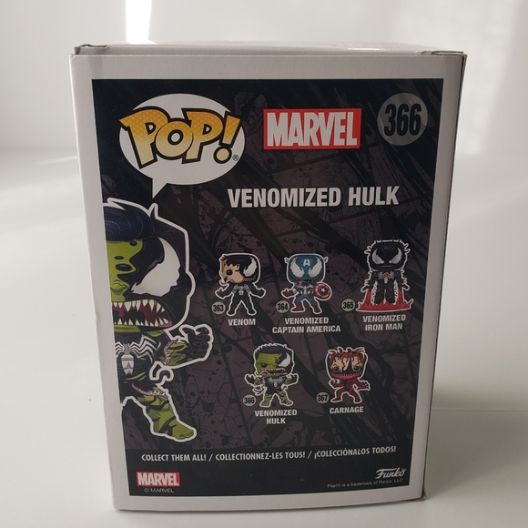 NIB Venom Marvel Venomized Hulk 366 - Picture 4 of 6